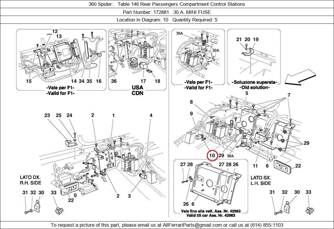 Ferrari Part 172881