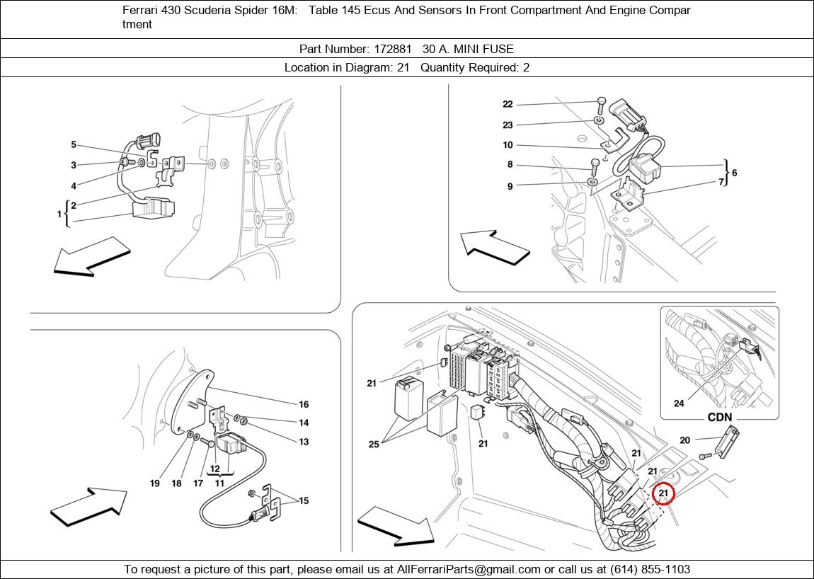 Ferrari Part 172881