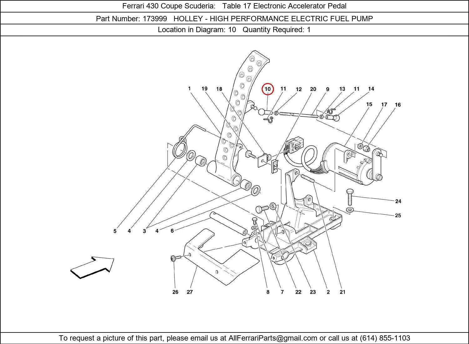 Ferrari Part 173999