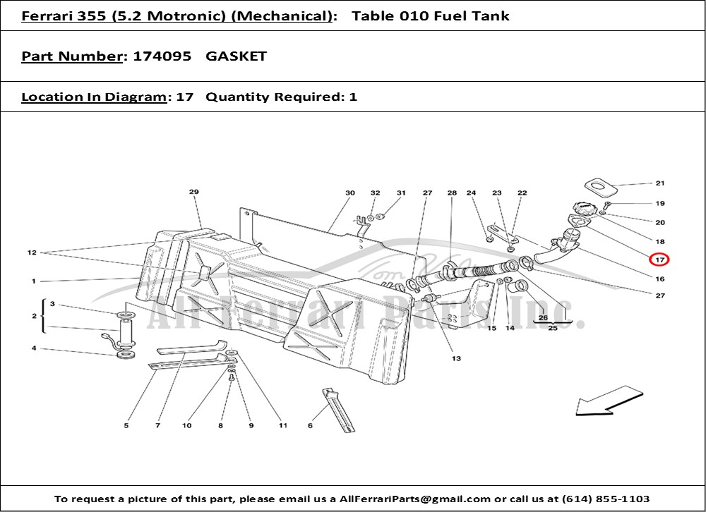 Ferrari Part 174095