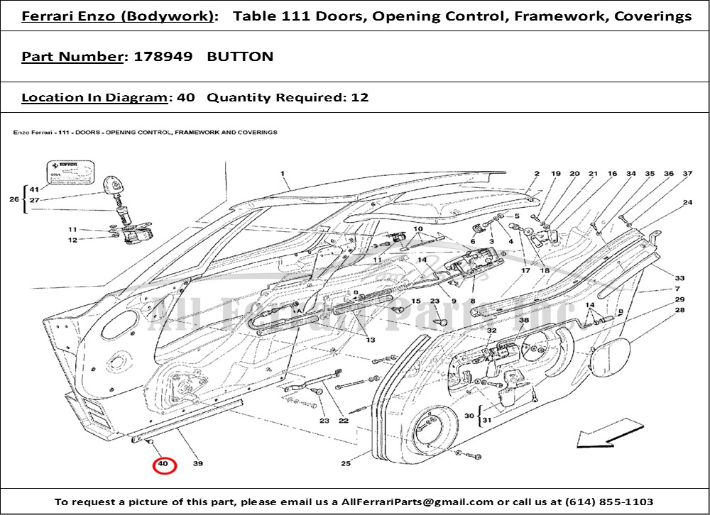 Ferrari Part 178949