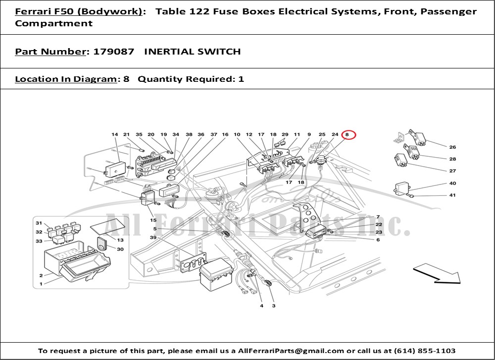 Ferrari Part 179087