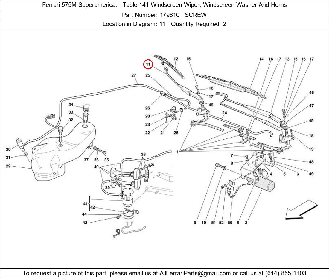 Ferrari Part 179810