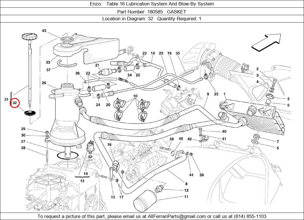 Ferrari Part 180585