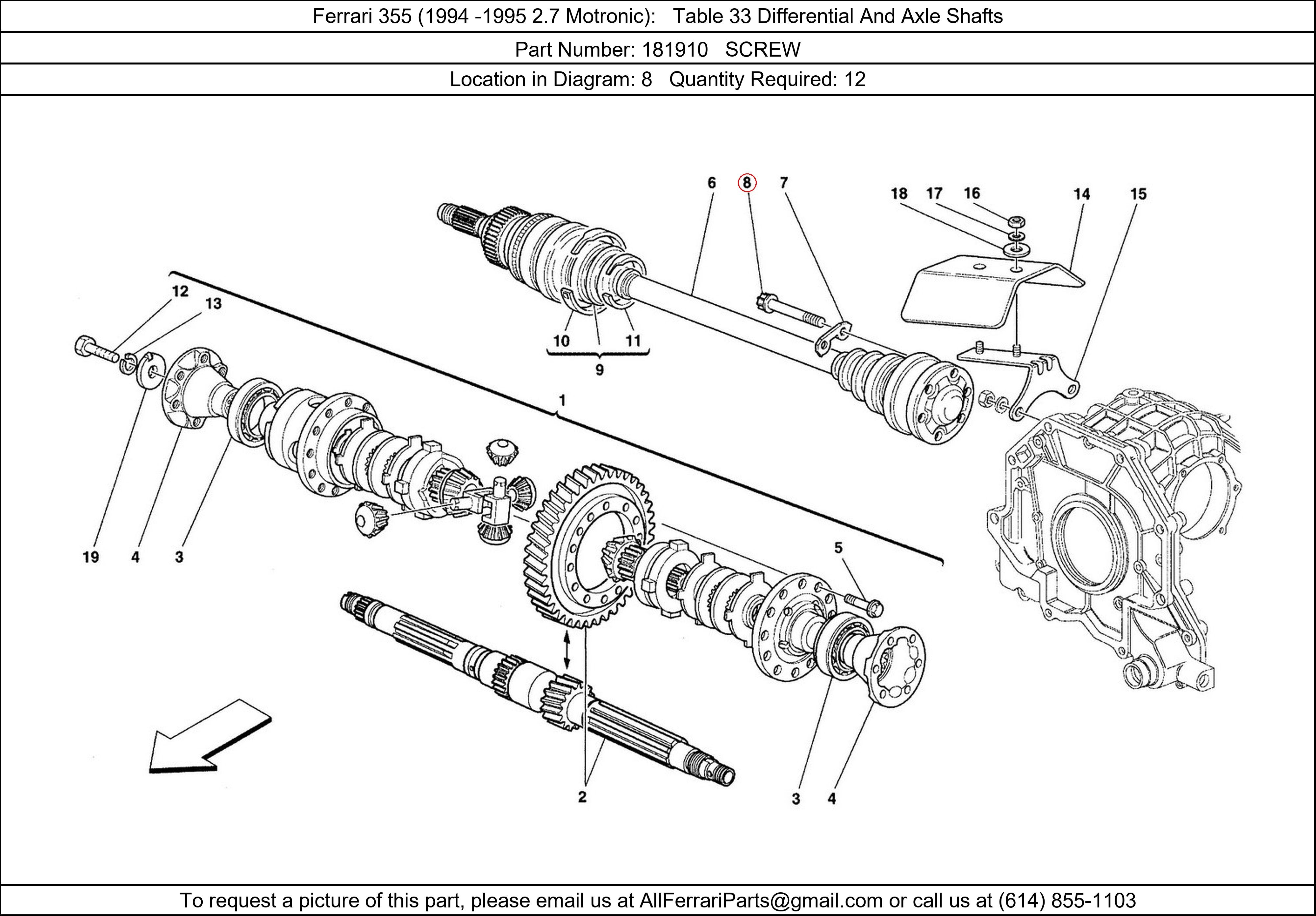 Ferrari Part 181910