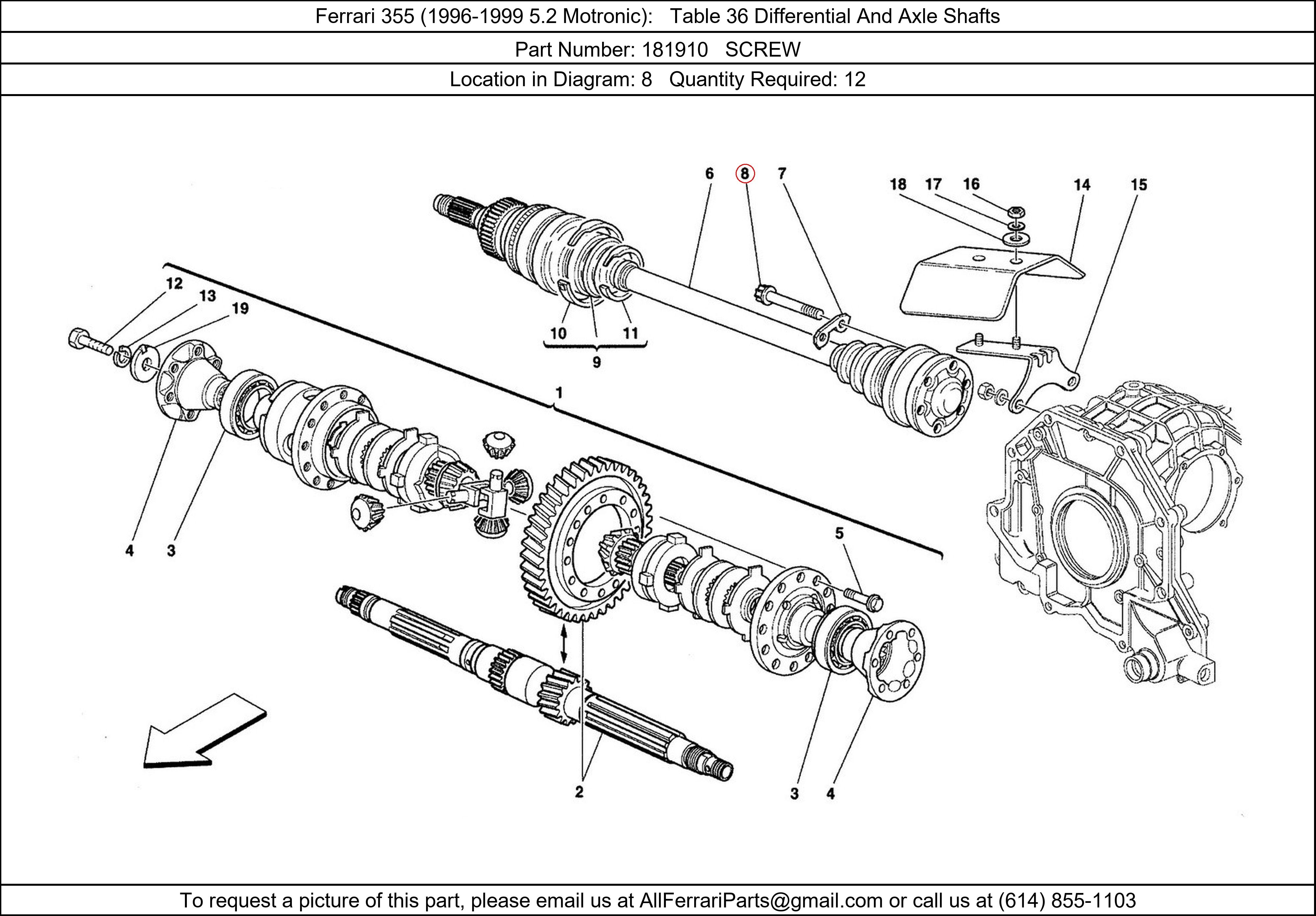 Ferrari Part 181910