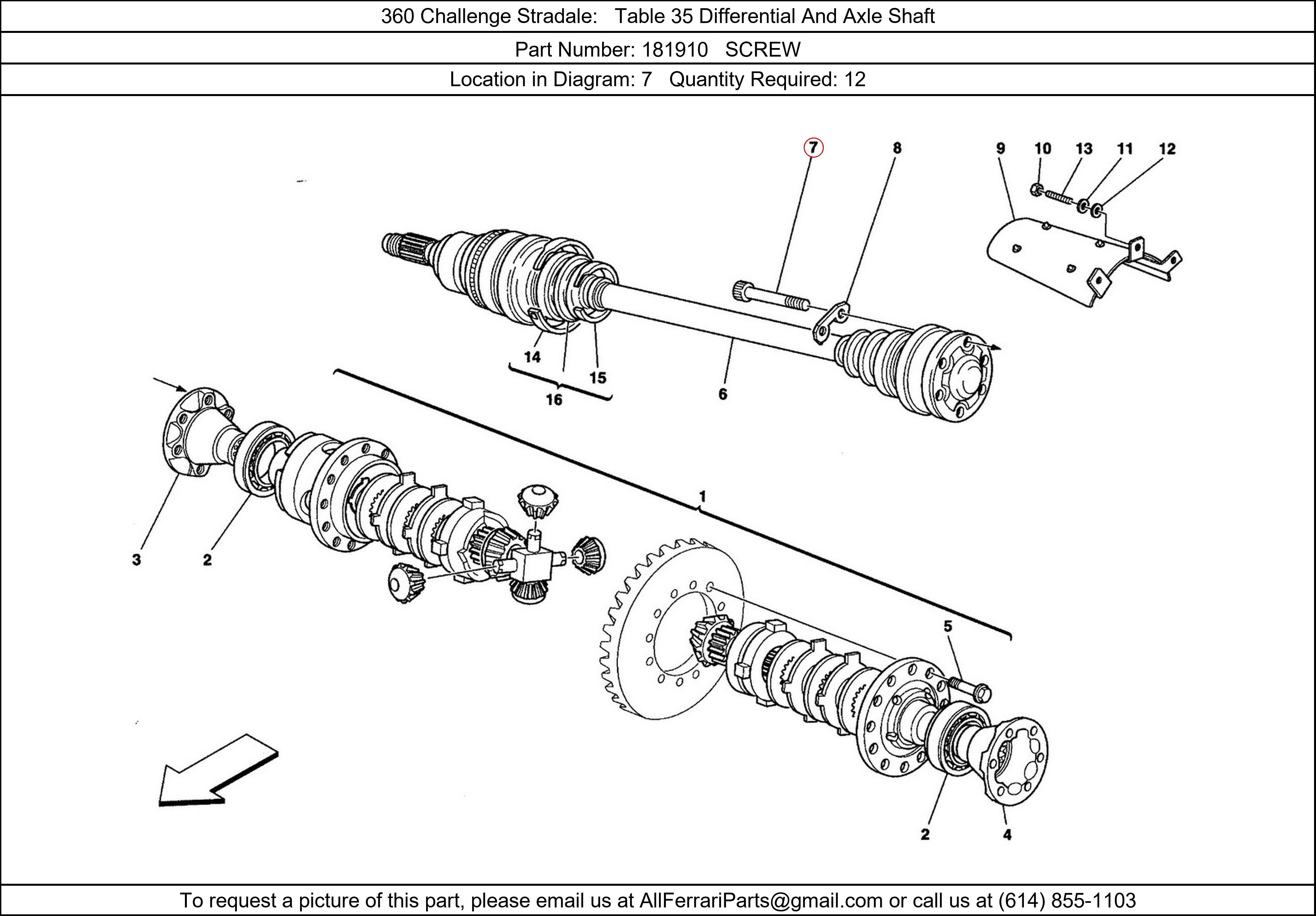 Ferrari Part 181910