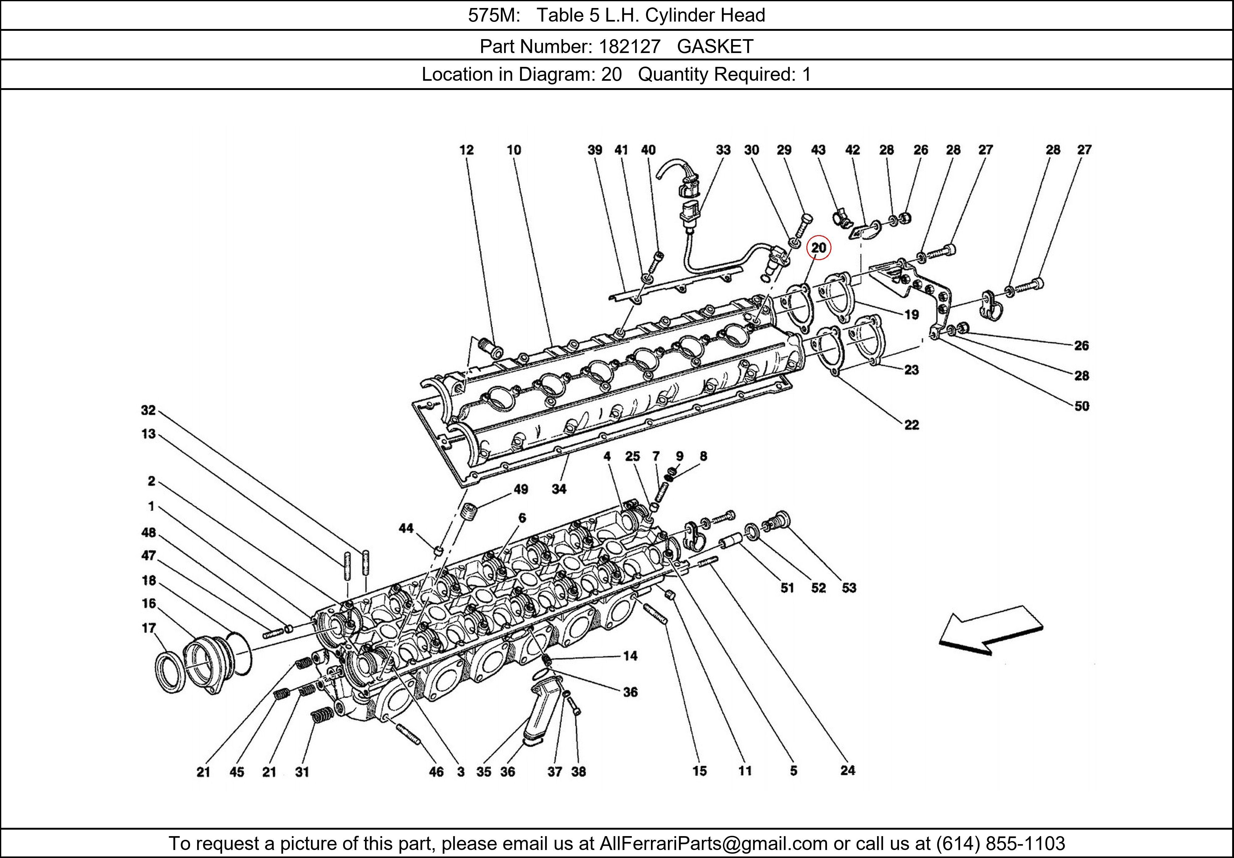 Ferrari Part 182127