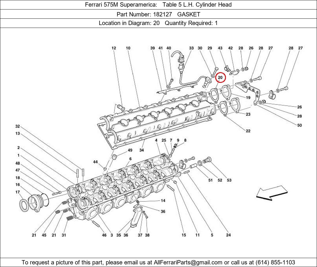 Ferrari Part 182127