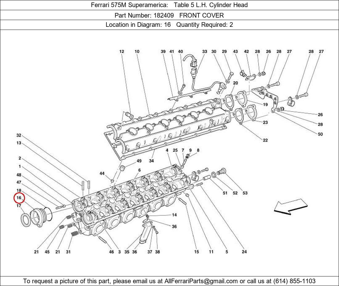Ferrari Part 182409