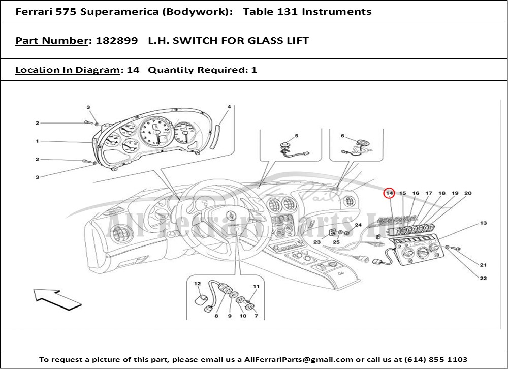 Ferrari Part 182899