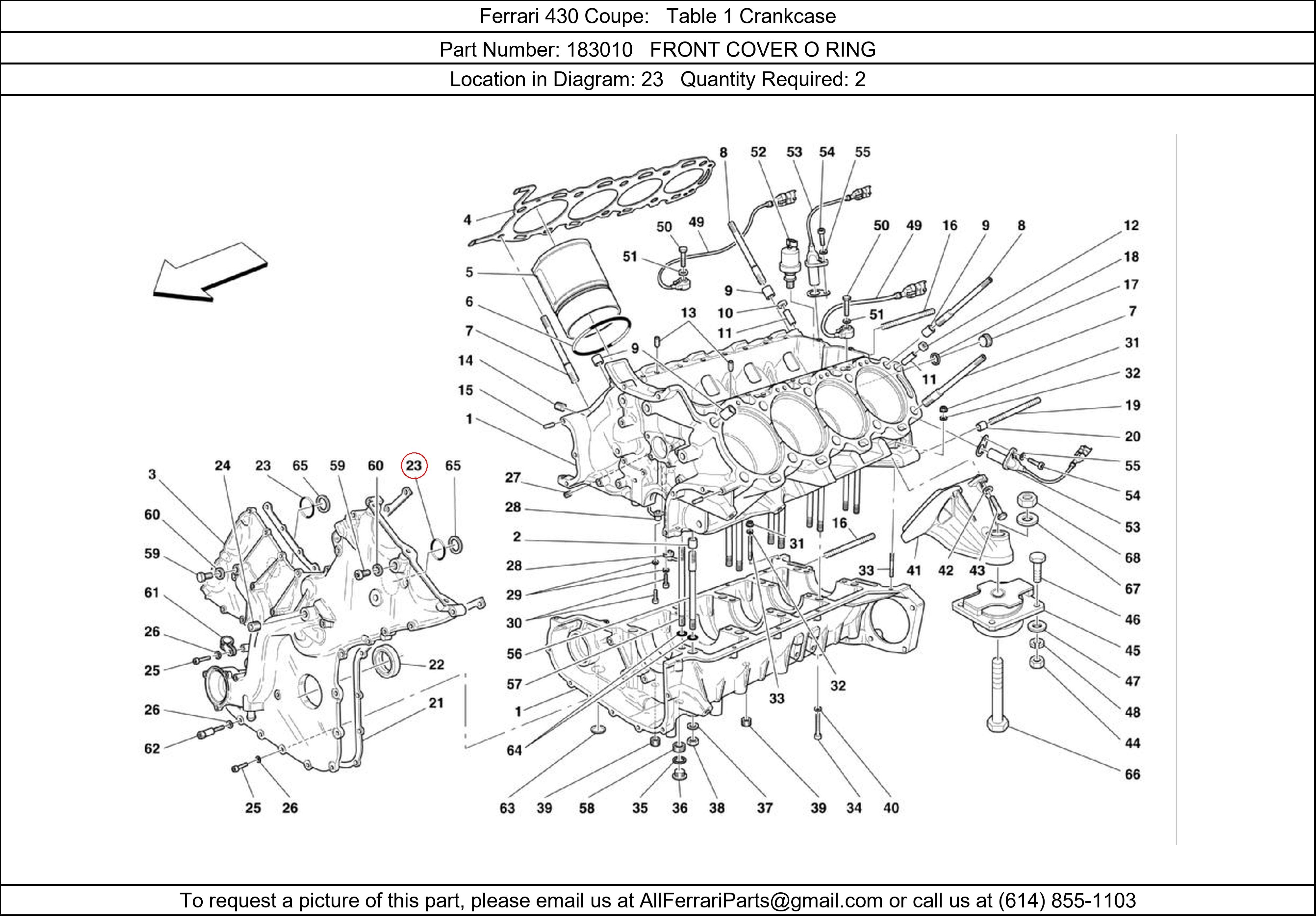 Ferrari Part 183010