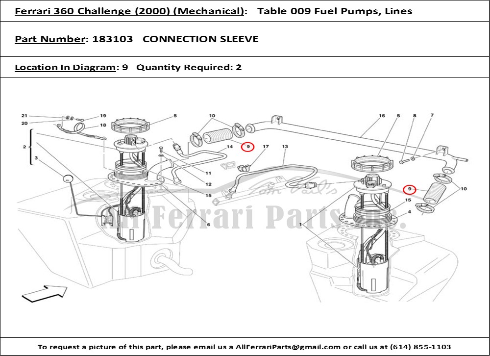 Ferrari Part 183103