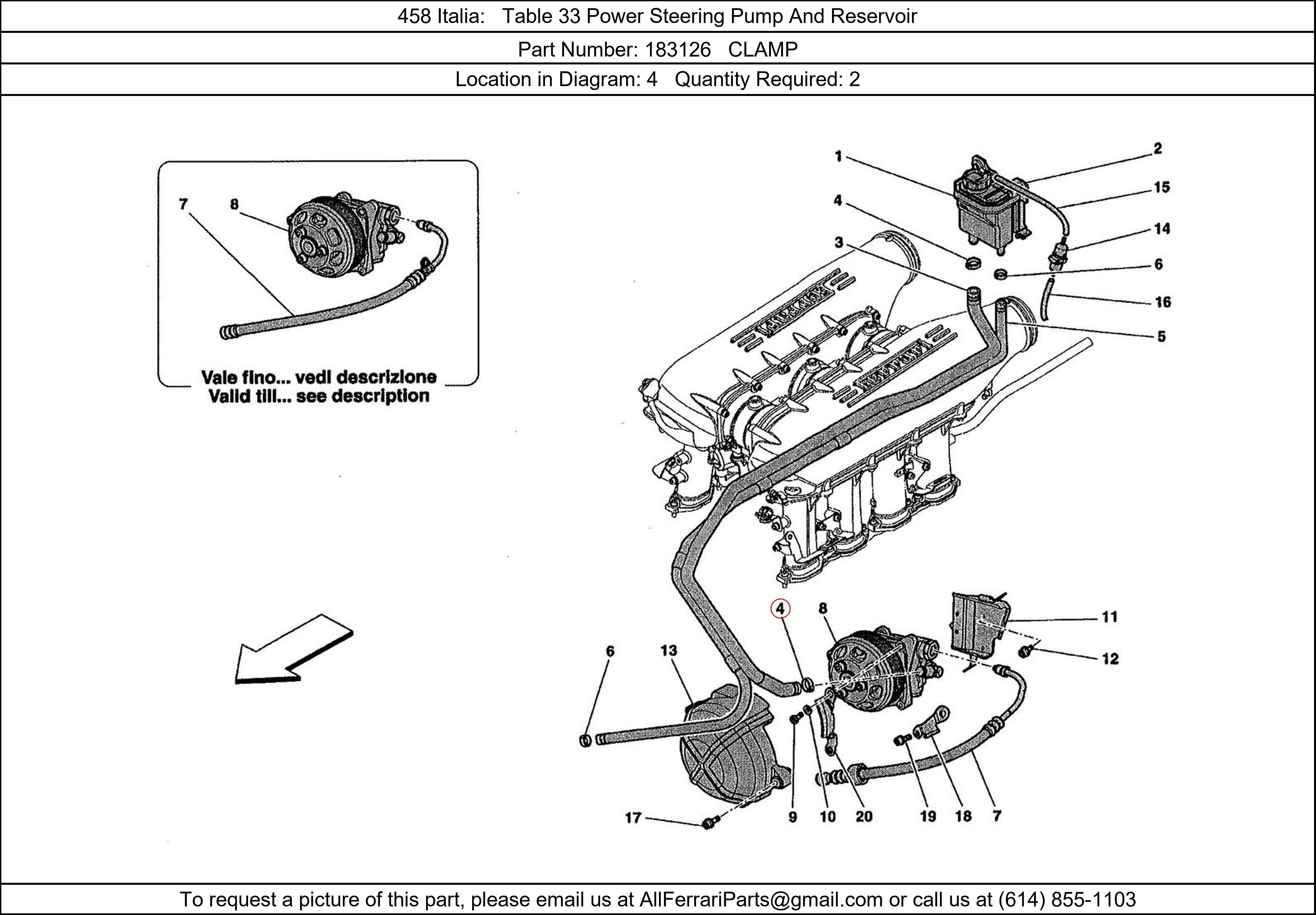 Ferrari Part 183126