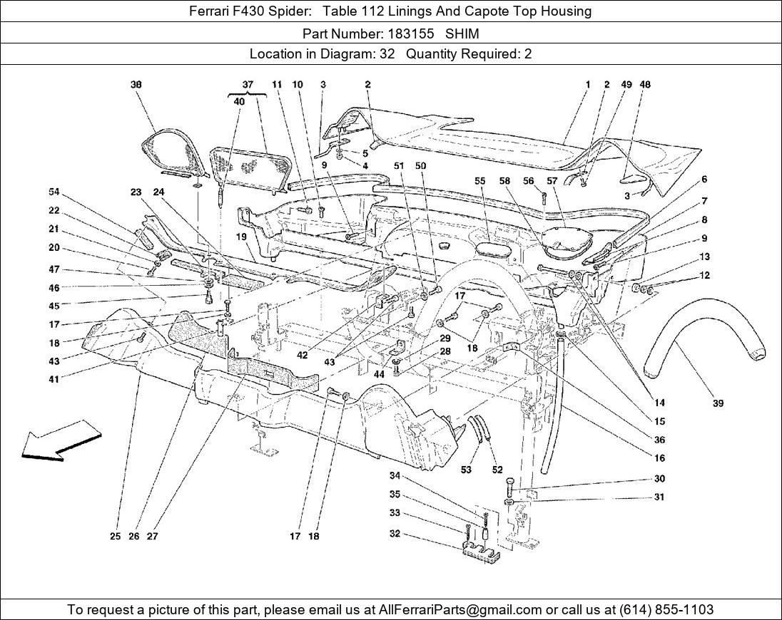 Ferrari Part 183155