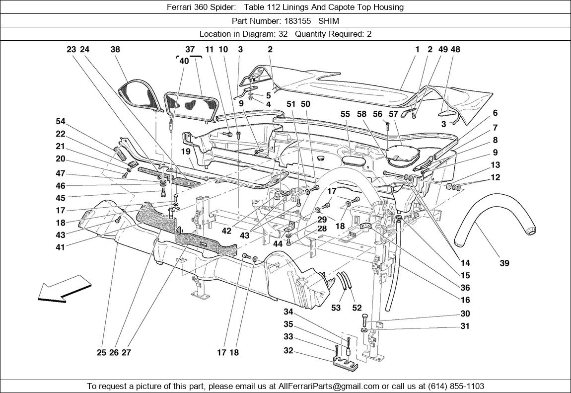 Ferrari Part 183155