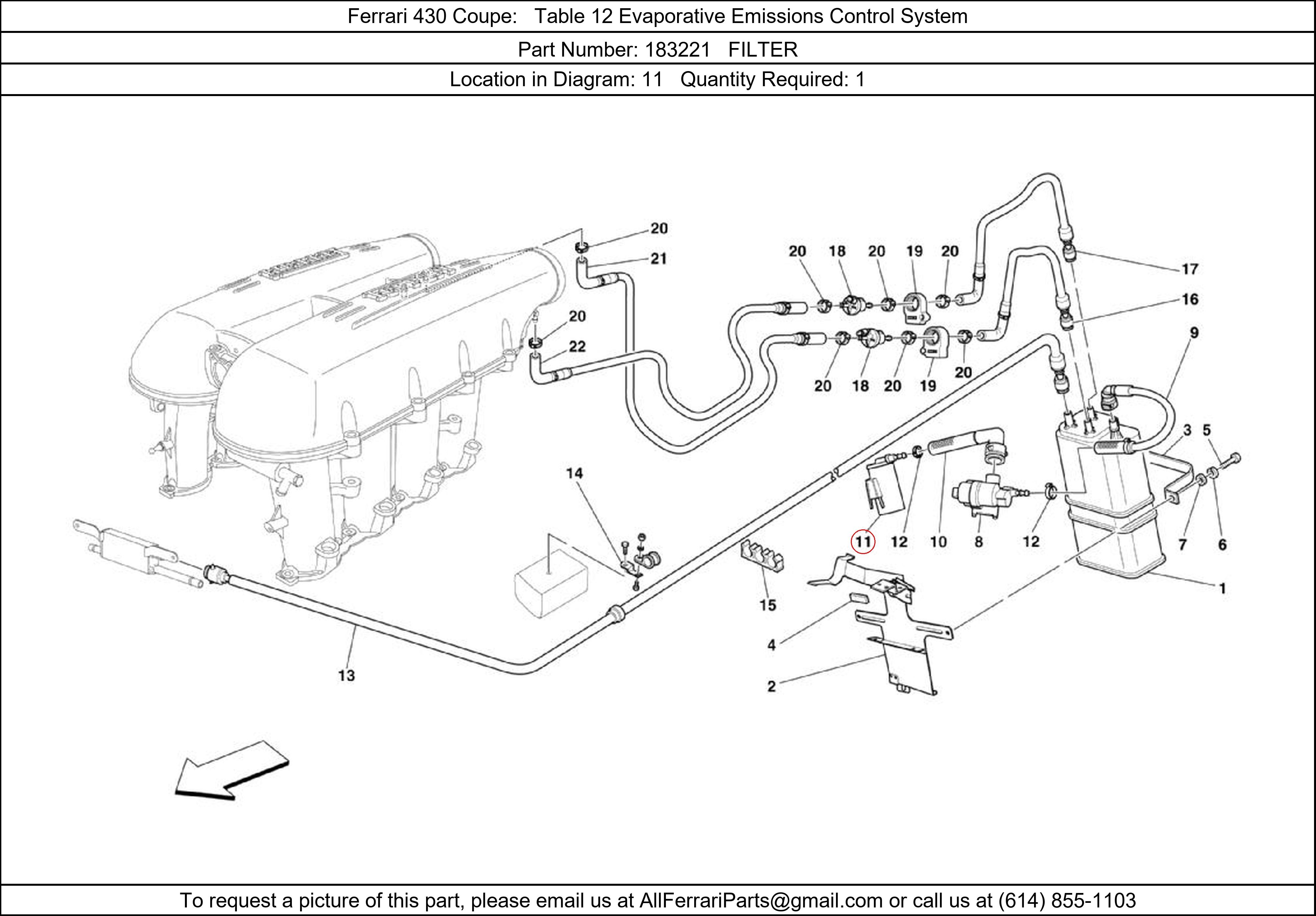 Ferrari Part 183221