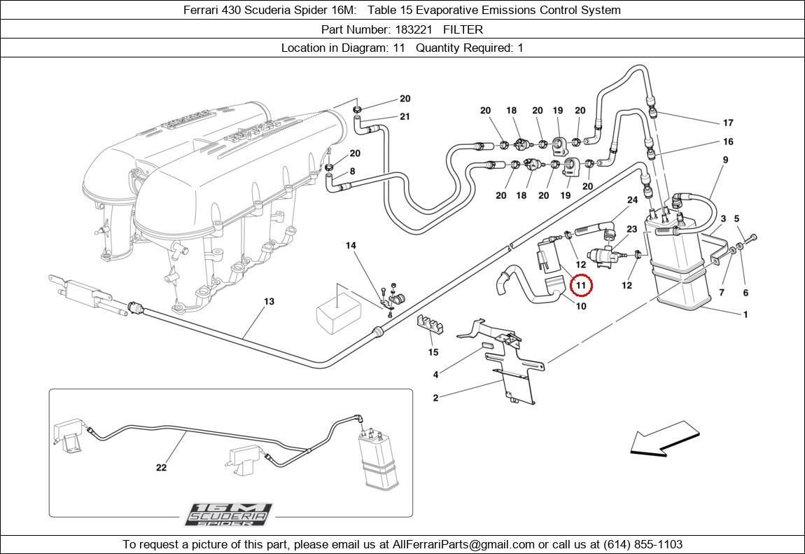 Ferrari Part 183221