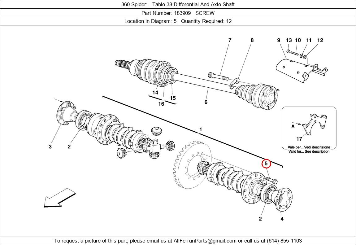 Ferrari Part 183909