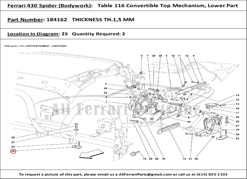 Ferrari Part 184162