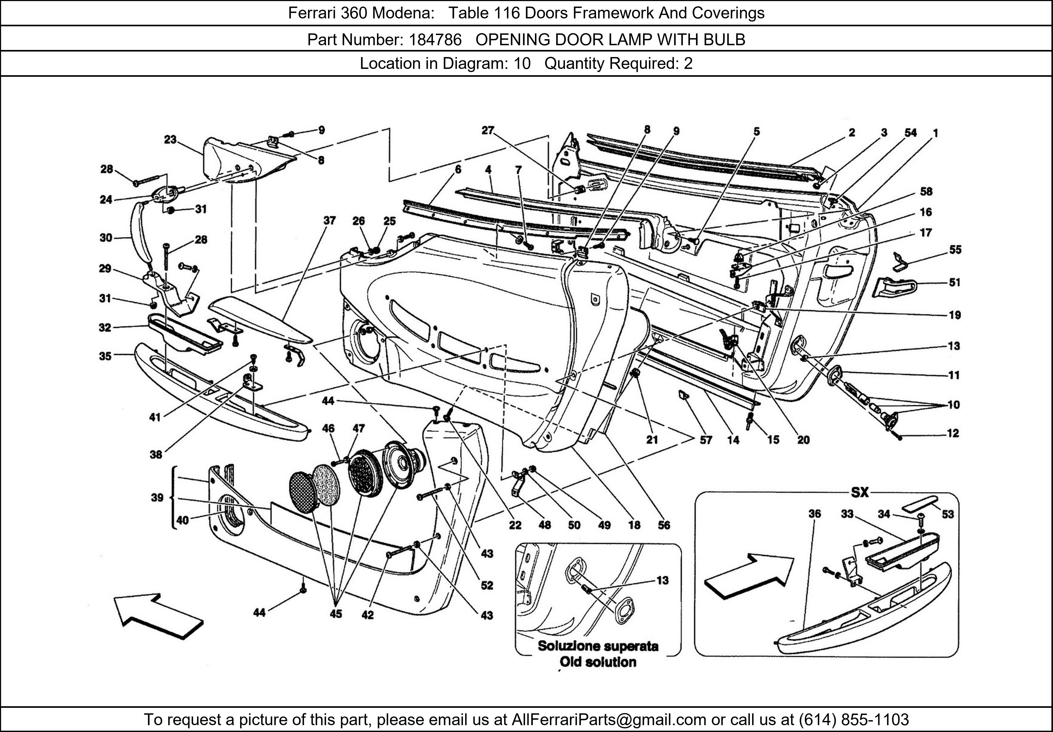 Ferrari Part 184786
