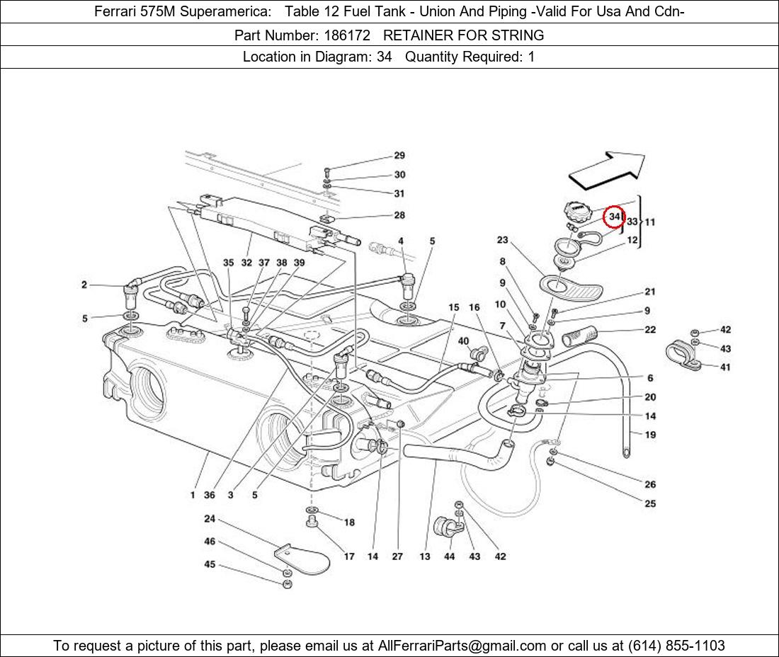 Ferrari Part 186172