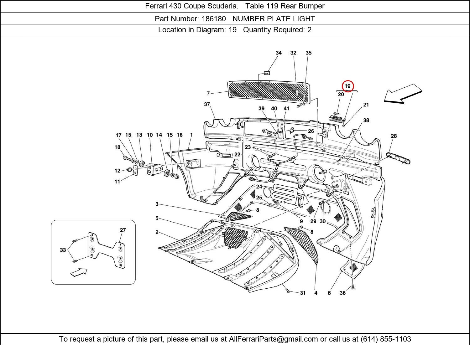 Ferrari Part 186180