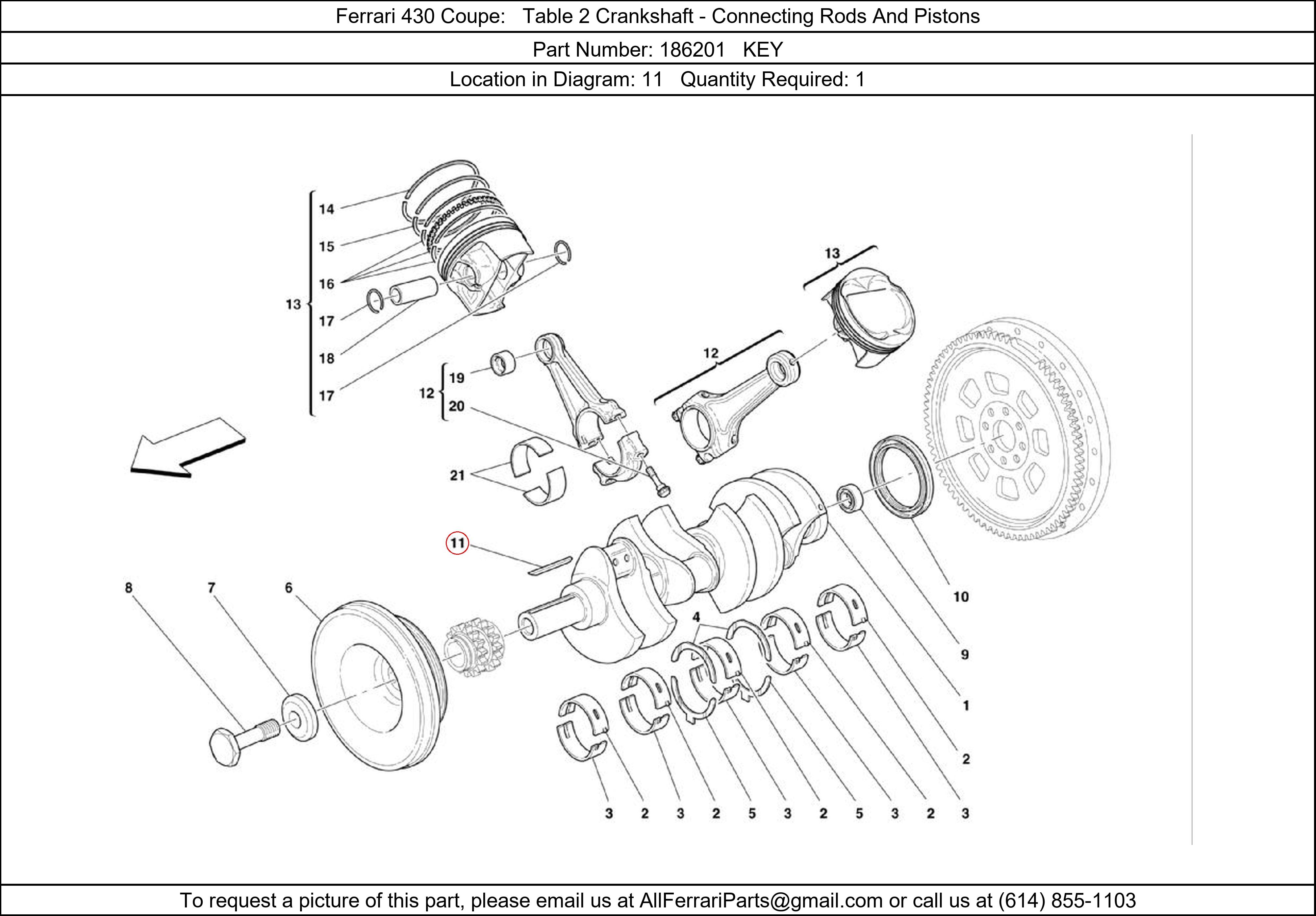 Ferrari Part 186201