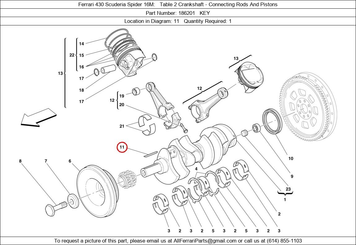 Ferrari Part 186201