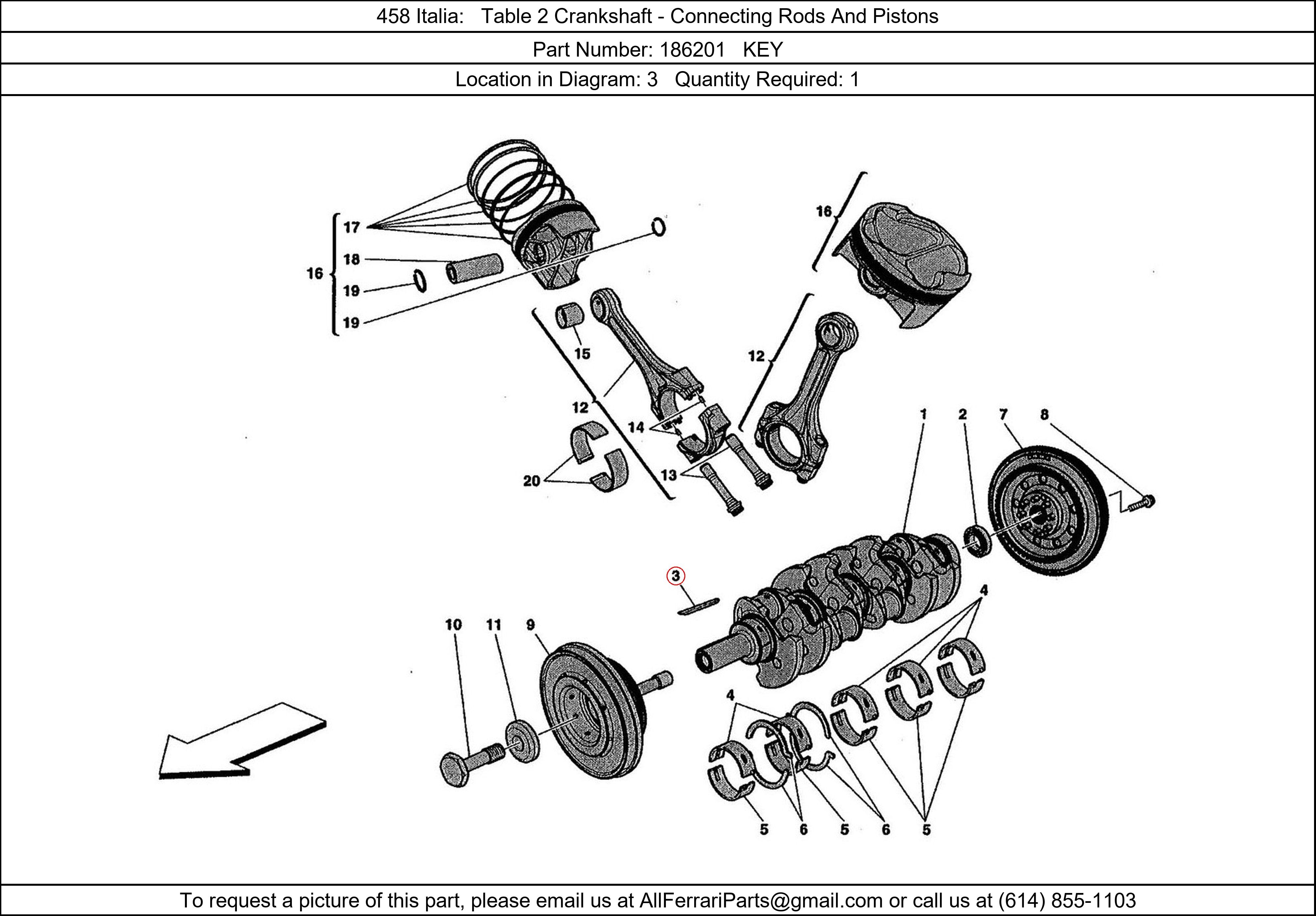 Ferrari Part 186201