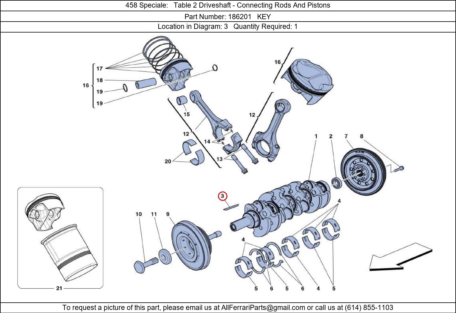 Ferrari Part 186201