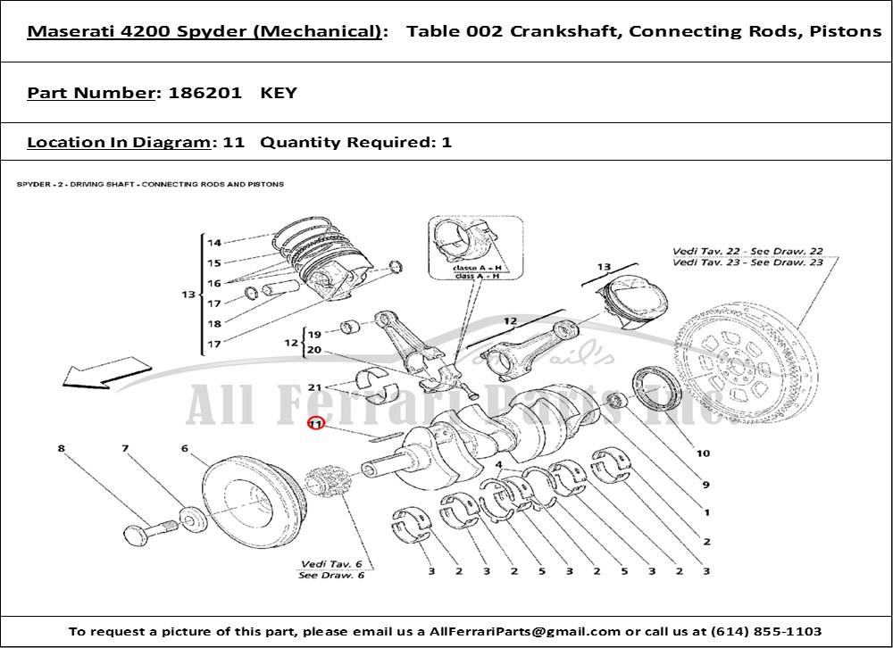 Ferrari Part 186201