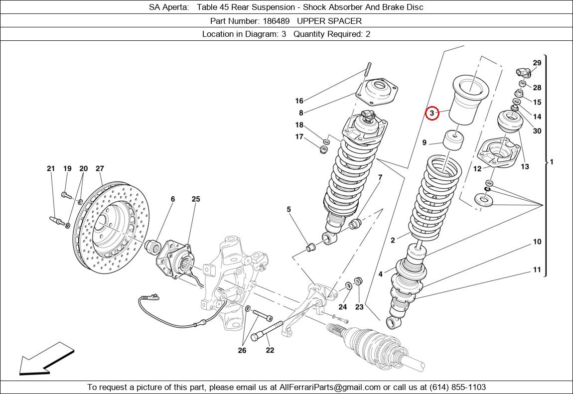 Ferrari Part 186489