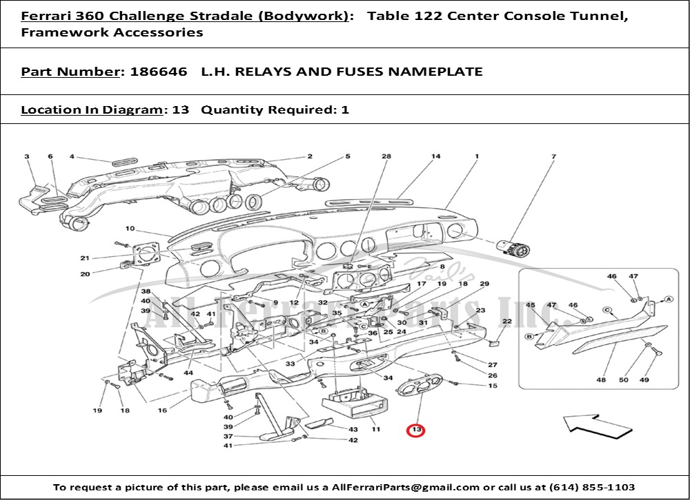 Ferrari Part 186646