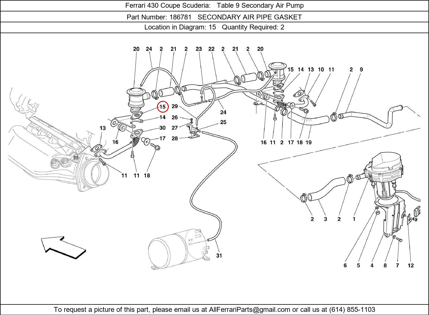 Ferrari Part 186781