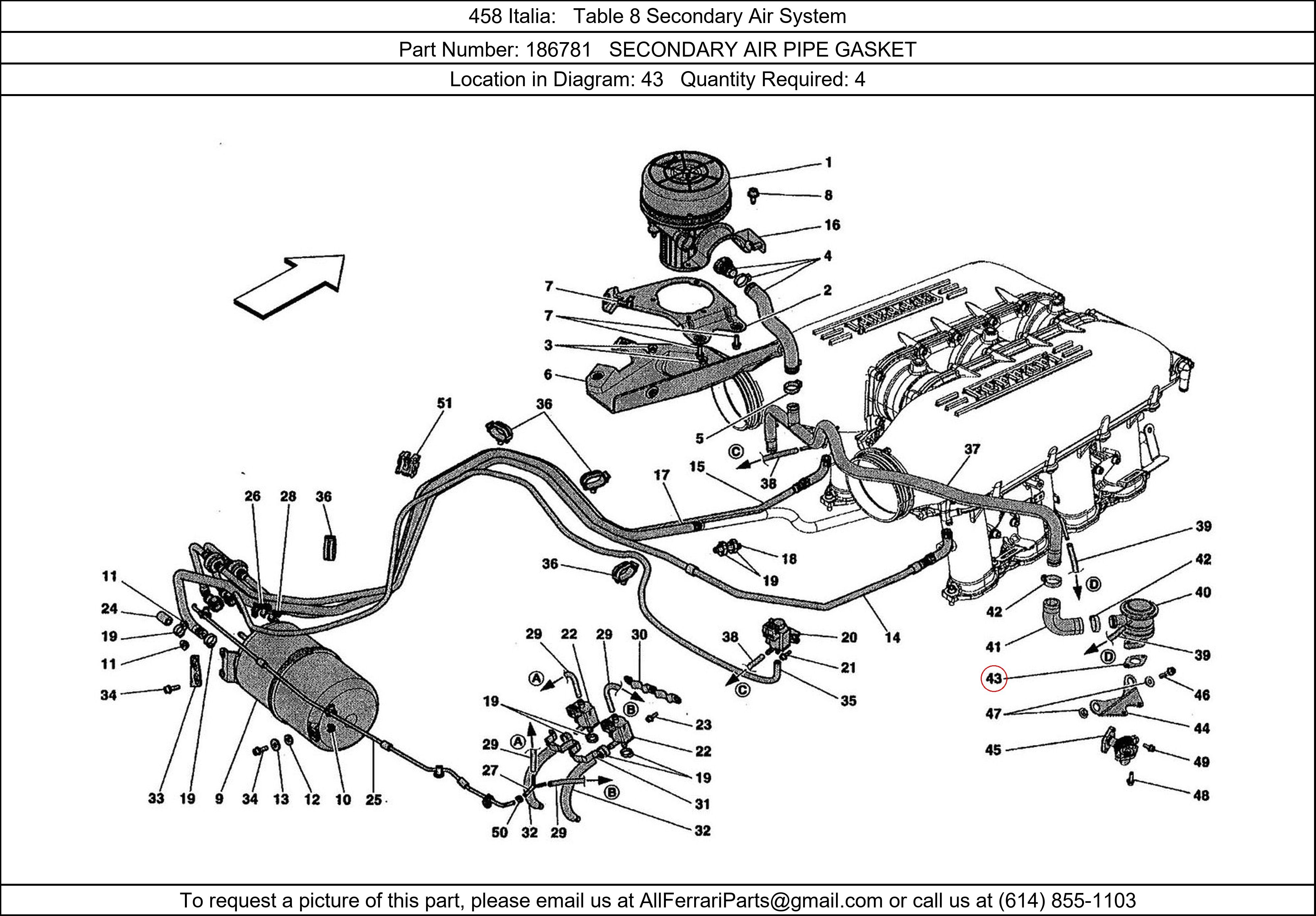 Ferrari Part 186781