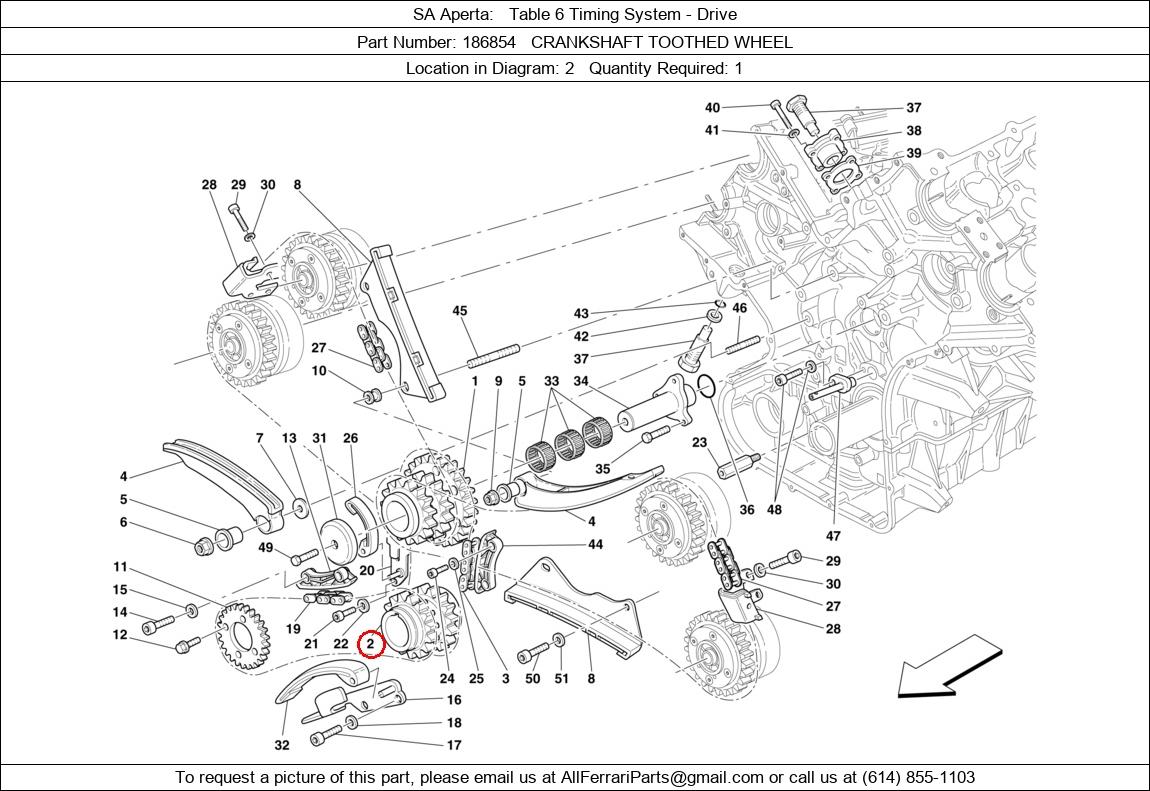 Ferrari Part 186854