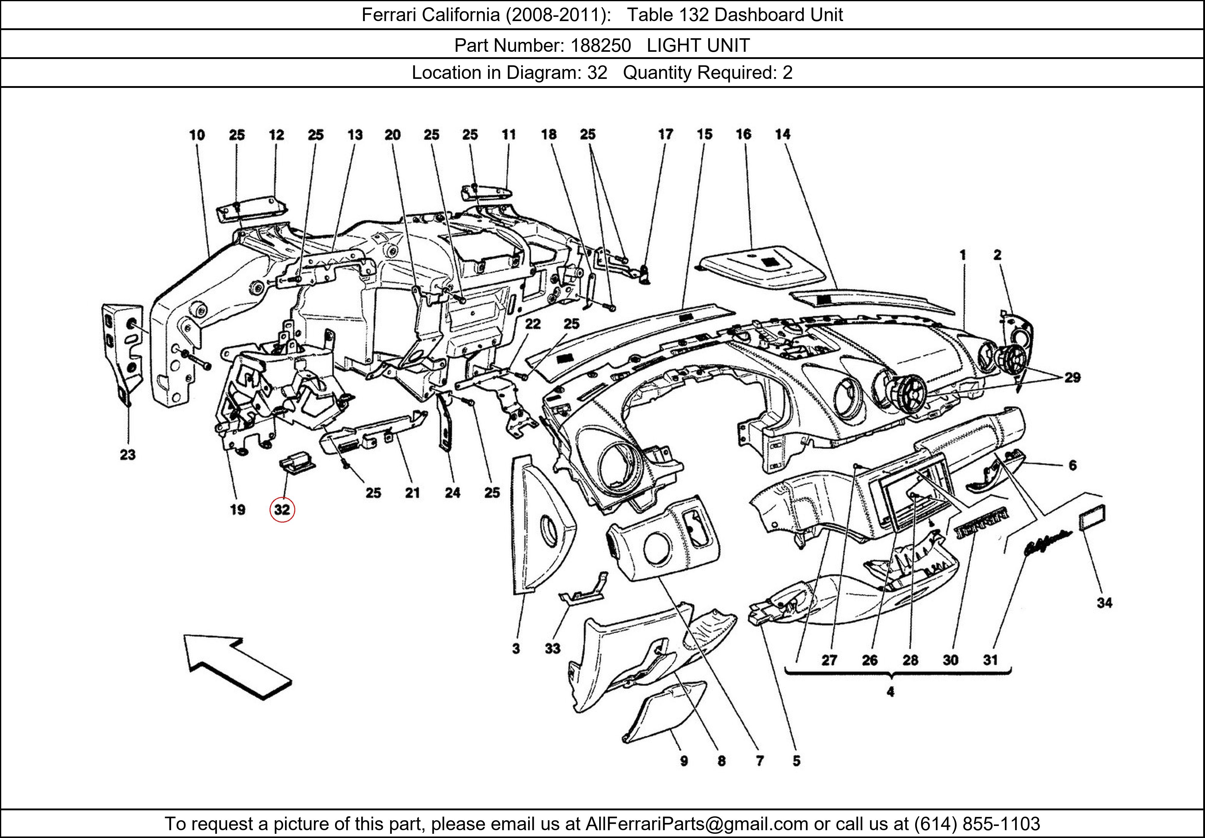 Ferrari Part 188250