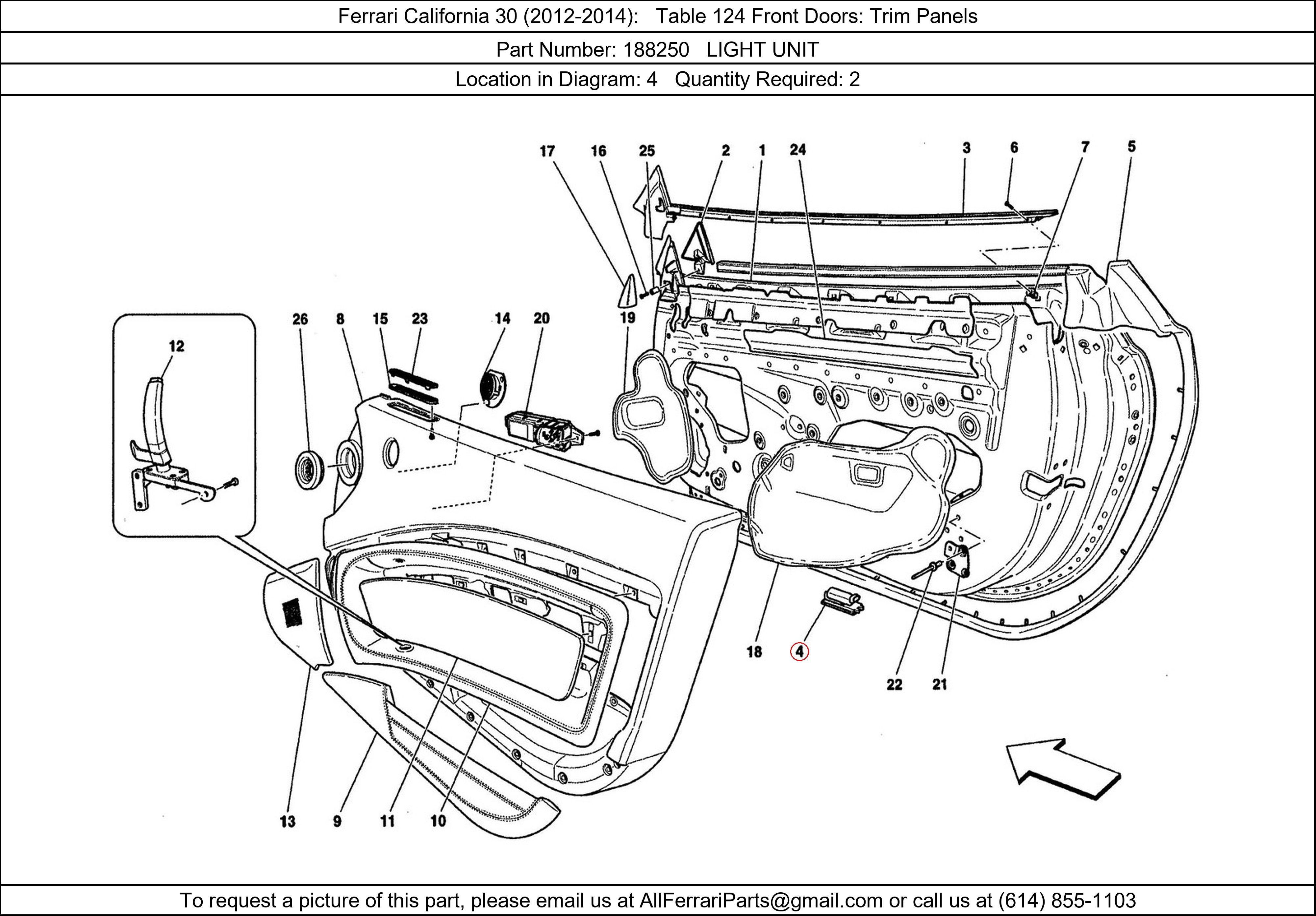 Ferrari Part 188250