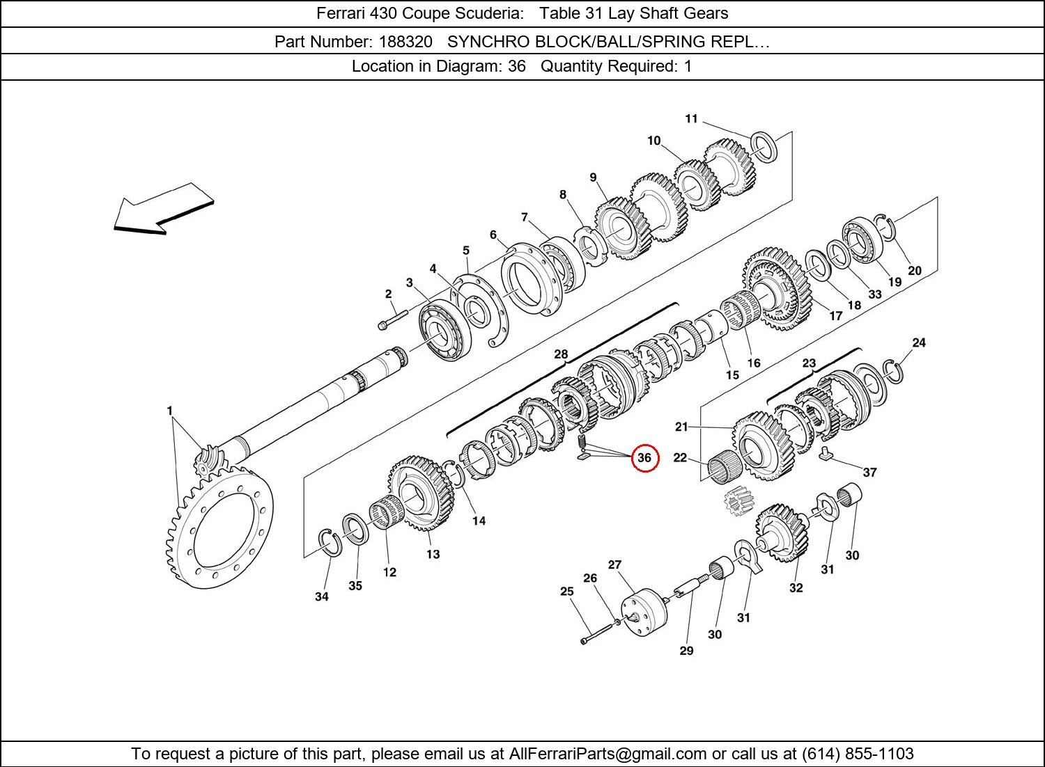 Ferrari Part 188320