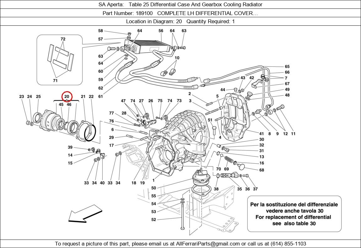 Ferrari Part 189100