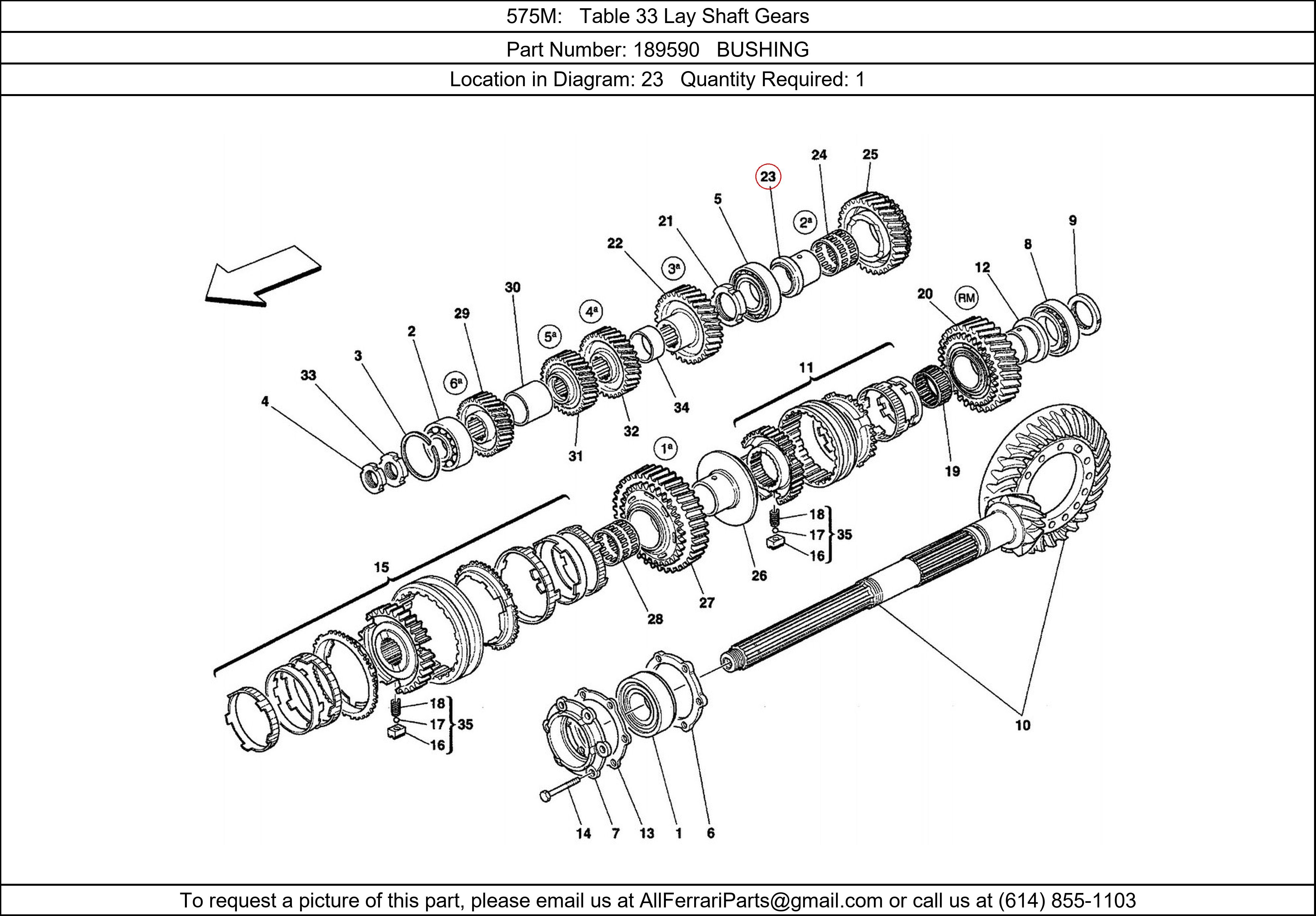 Ferrari Part 189590