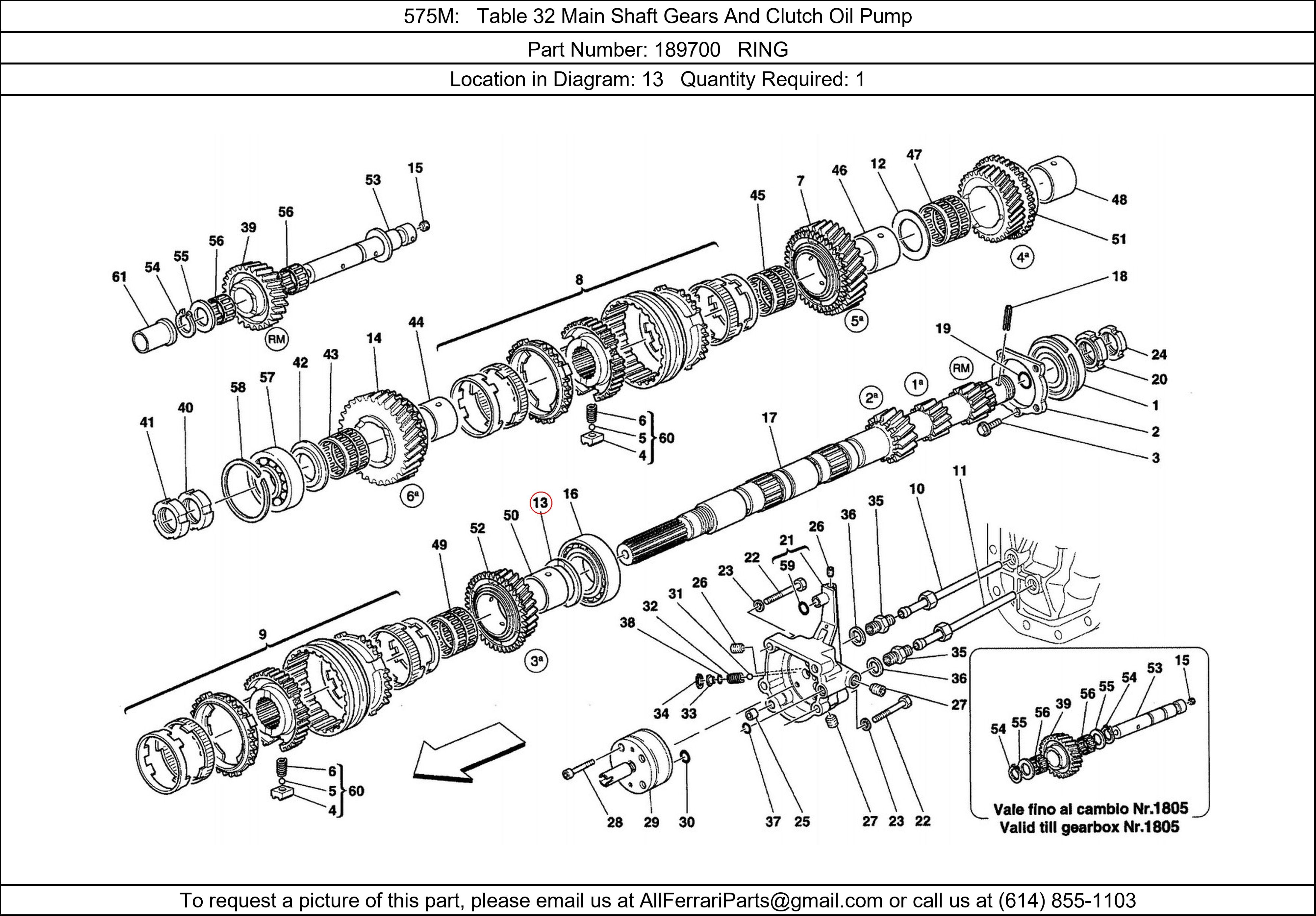 Ferrari Part 189700