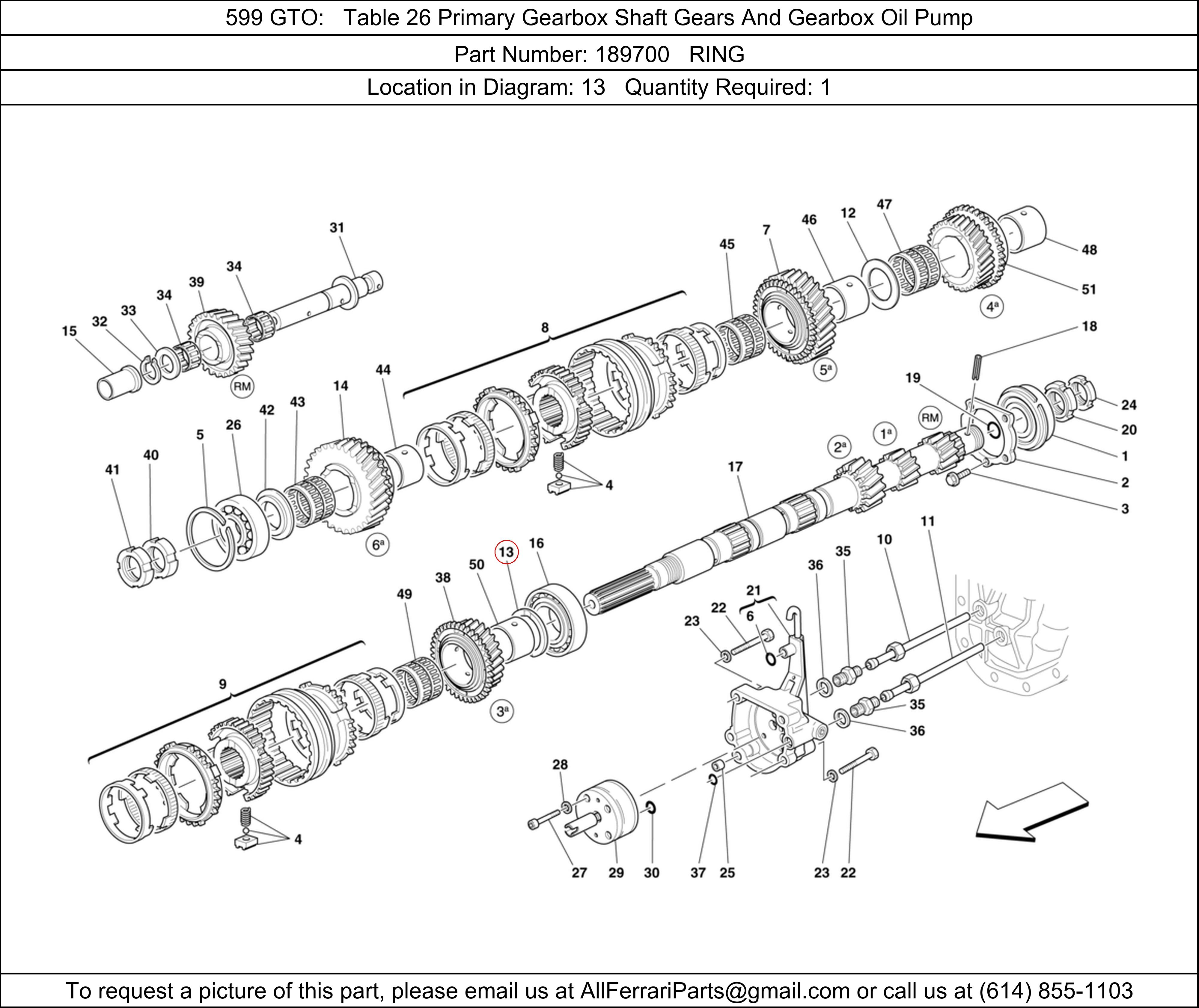 Ferrari Part 189700