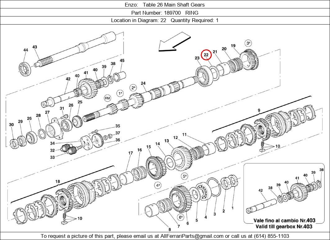 Ferrari Part 189700