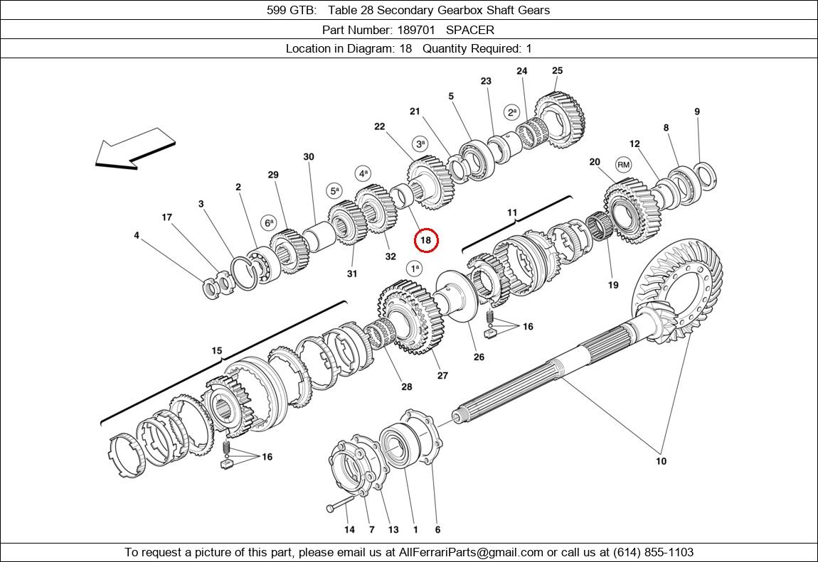 Ferrari Part 189701