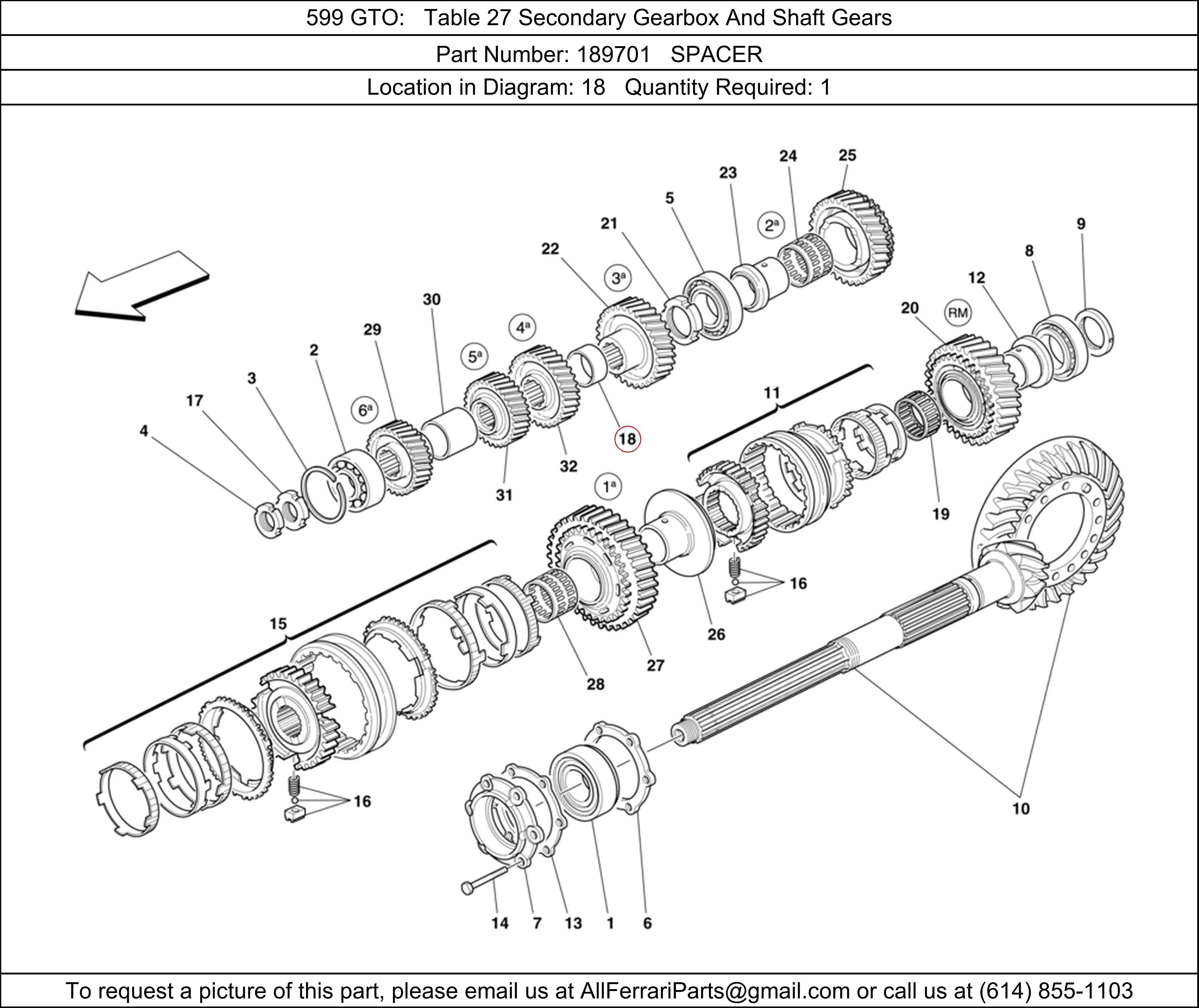 Ferrari Part 189701