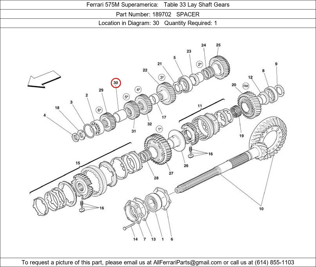 Ferrari Part 189702