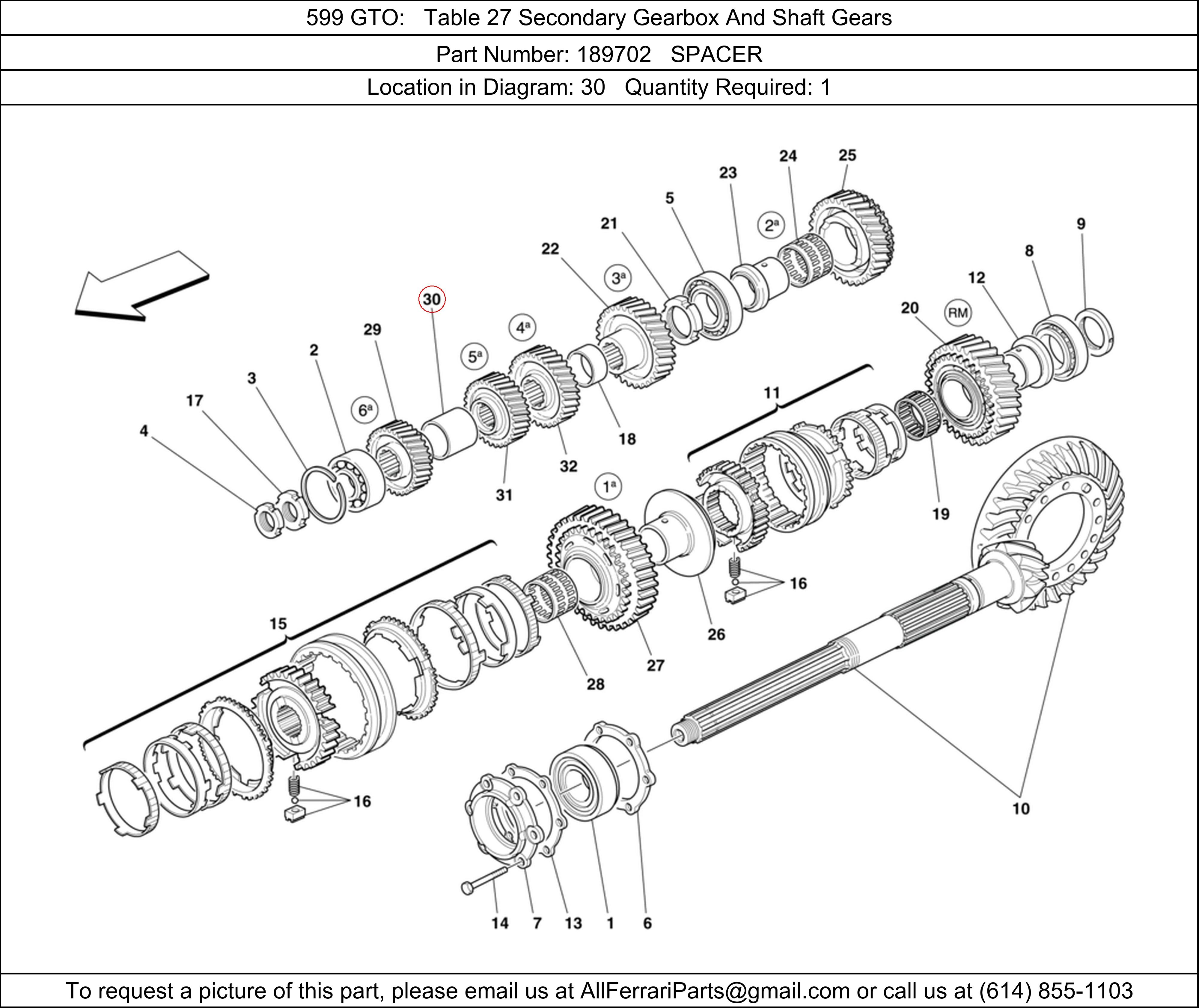 Ferrari Part 189702
