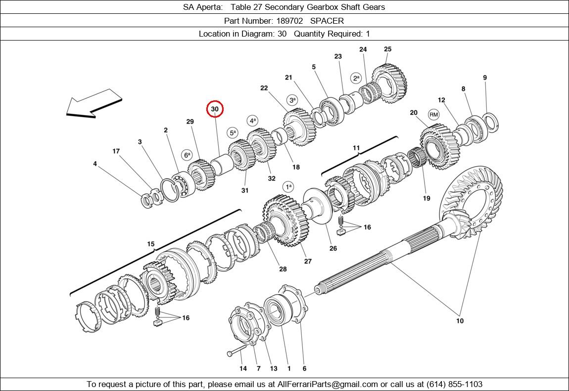 Ferrari Part 189702
